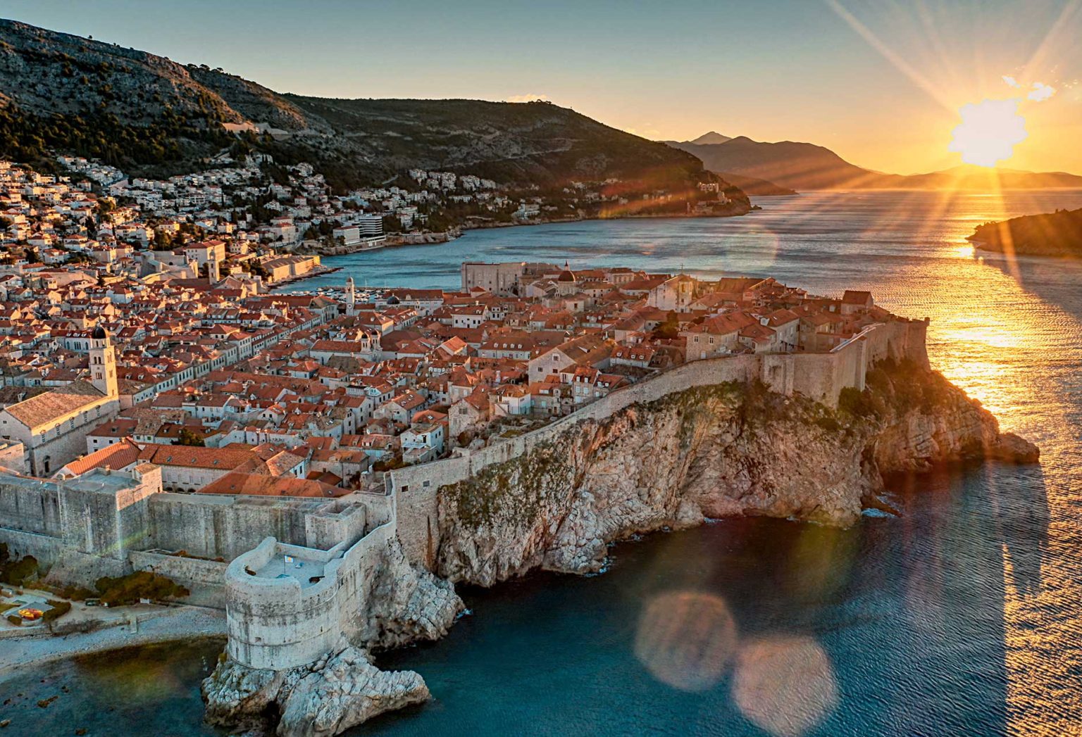 Dubrovnik aerial view