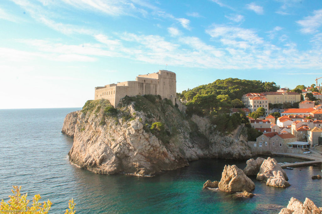 Lovrjenac fortress at the sea